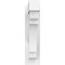 Ekena Millwork Olympic Architectural Grade PVC Outlooker with Block Ends, 5"W X 20"D X 20"H OUTP05X20X20OLY05 - alternate 3
